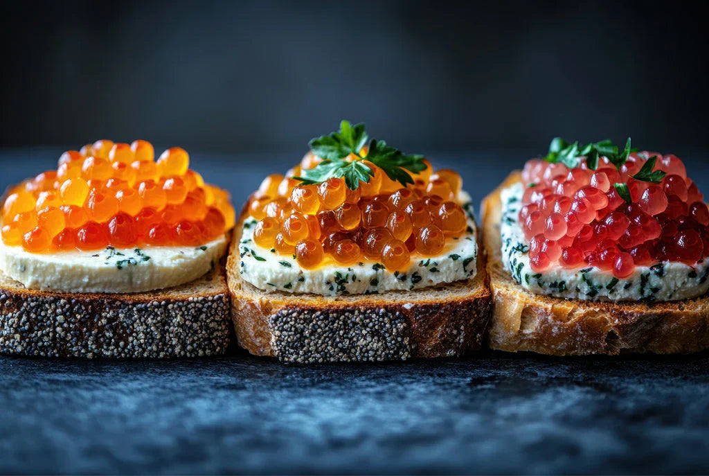 Tipi di uova di salmone