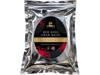 Carne di granchio reale rosso