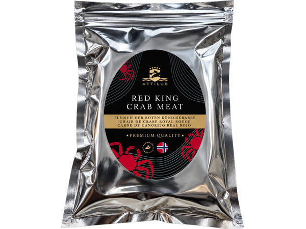 Carne di granchio reale rosso