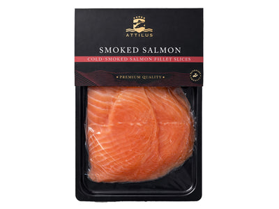 Salmone affumicato a freddo a fette