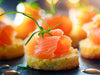 Salmone affumicato a freddo a fette